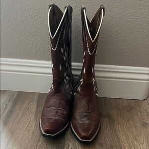 Ariat Brown Heeled Western Boots